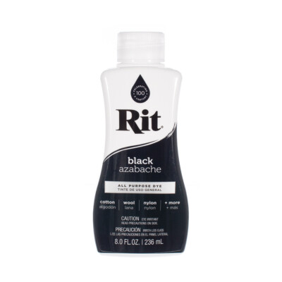 Craft County RIT DYE Liquid All-Purpose - Color, Marble, Tie-Dye Fabrics 8 Oz