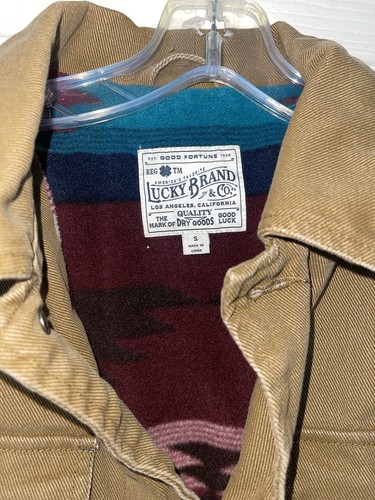 Lucky Brand Men's Fleece Lined Trucker Jacket. Small - Picture 10 of 11