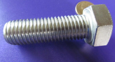 18-8 Stainless Steel Bolt, FT,  7/8''-9 x 2.75'' Length, 5 pcs