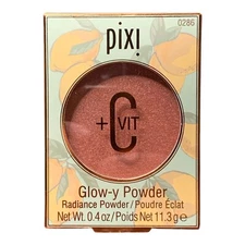 Pixi Beauty + Vitamin C & E - Glow-y Powder - Peach Dew, 0.4 oz - NEW IN BOX
