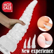 Sex Toys Big Tentacle Dildo Huge Anal Butt Plug Suction-Cup Beads for-Men Women
