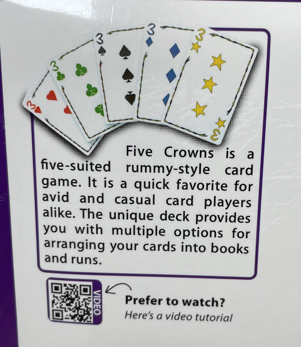 Five Crowns The Game Isn't Over Until the Kings Go Wild! 5 Suited Rummy