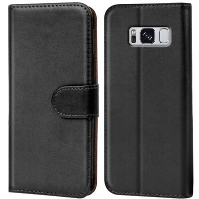 Schutz Hülle Für Samsung Galaxy S8 Handy Klapp Schutz Tasche Book Slim Flip Case - Bild 1 von 4