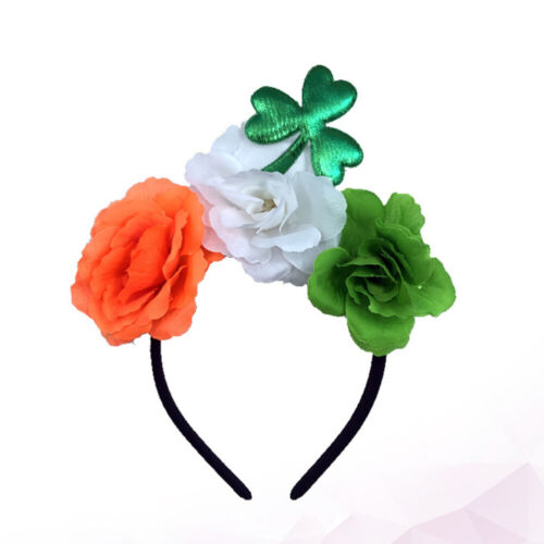 Chapeau costume de fête Shamrock femmes épingle à quatre feuilles lutin bandeau - Photo 1/9