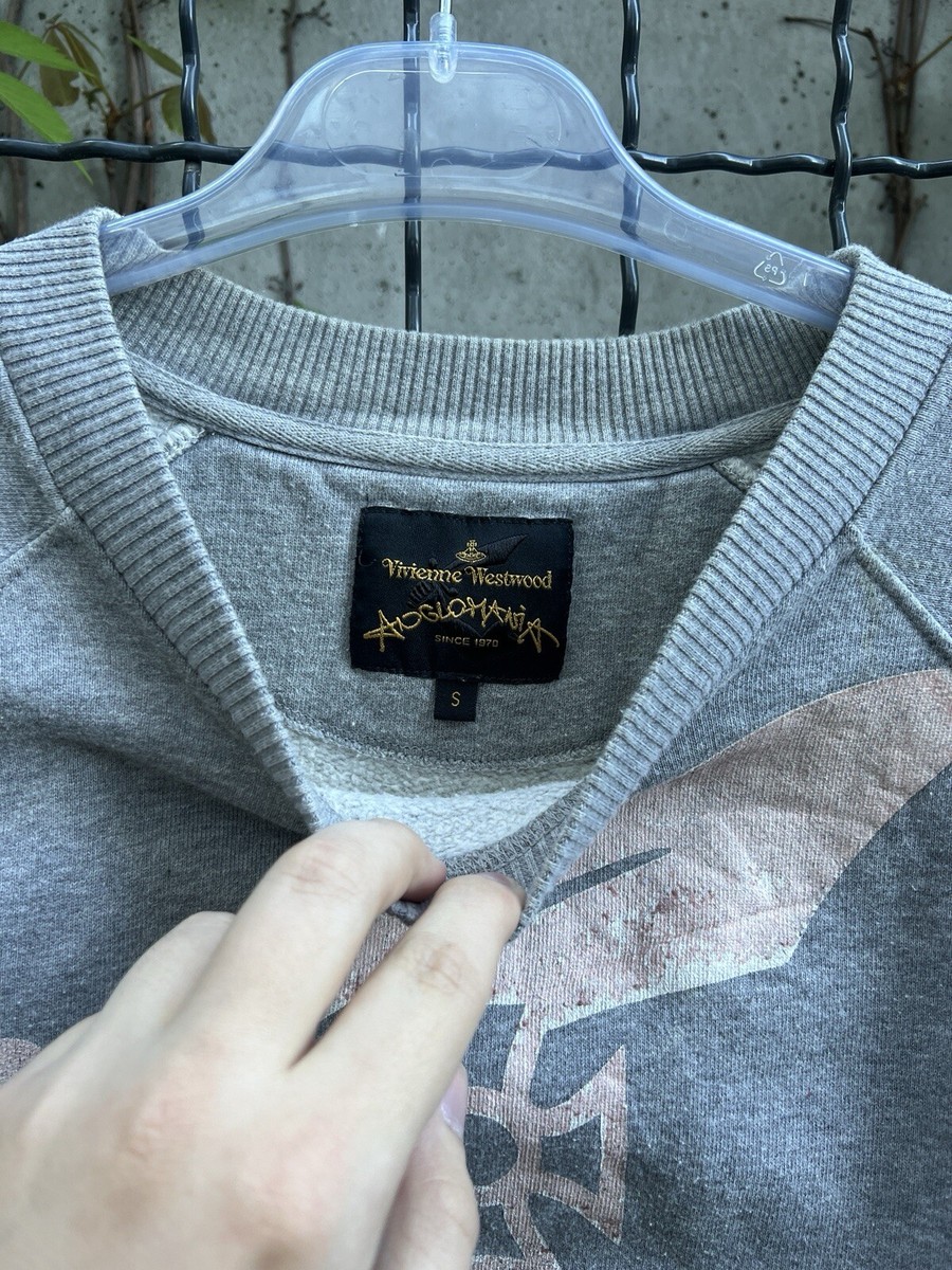 Vivienne Westwood Anglomania Chaos Gray Sweatshirt Size S | eBay