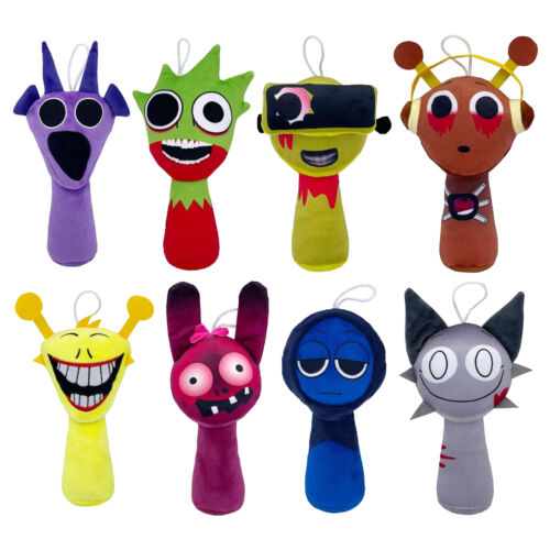 Sprunki Plush Soft For Fans Kids Funs Stuffed Toys Dolls Christmas Gift 7.87"