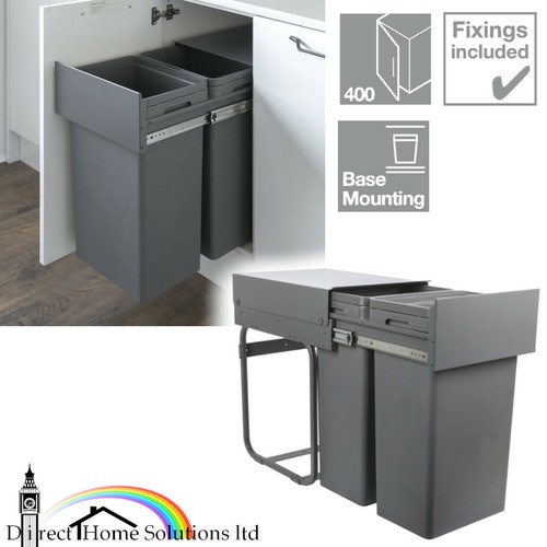 Hafele Waste Boss Duo Pull Out Waste Bin For Hinged Door Width