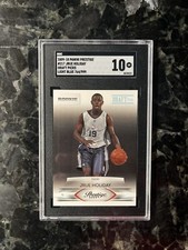 2009 Panini Prestige Draft Picks Light Blue Jrue Holiday ROOKIE /999 SGC 10 