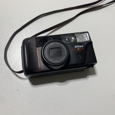 Nikon Zoom Touch 500s 35mm Film Camera 35-80mm Macro Lens