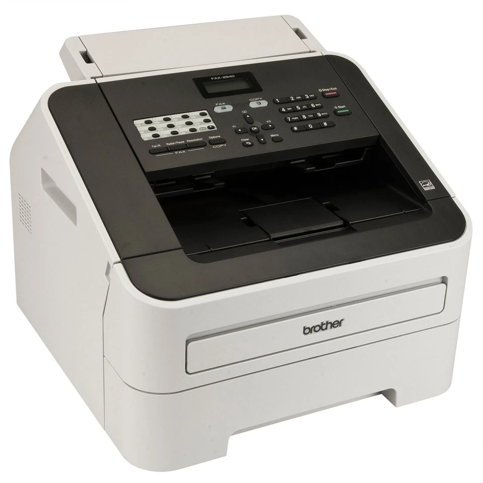 BROTHER FAX-2840 A4 MONO LASER FAX AIO MACHINE WITH TONER 33.6KBPS MODEM 22CPM - Image 2 of 4