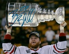 Bryan Bickell Hand Signed Stanley Cup 8x10 Photo Chicago Blackhawks