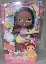 NEW BRATZ BIG BABYZ SUN TIME SASHA WITH REAL HAIR  (RARE) HTF