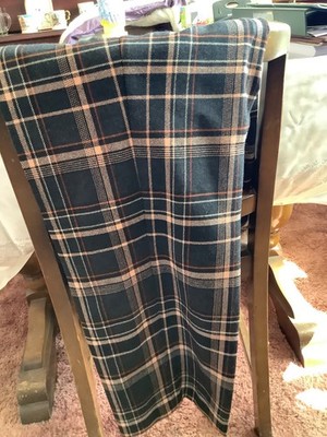 BASLER Ladies Check Wool Stretch Smart Trousers Size 14 to 16