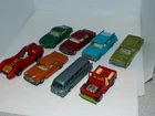 8 OLD LESNEY MATCHBOX CARS Royal Tiger  Turbo Fury Lark Wagonaire Jeep Hot rod +