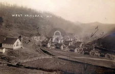 West Van Lear KY Coal Mining Town Bird's Eye View RPPC Photo Postcard COPY