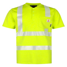 Bocomal Fr Shirts High Visibility/Hi Vis Reflective Flame Resistant/Fire