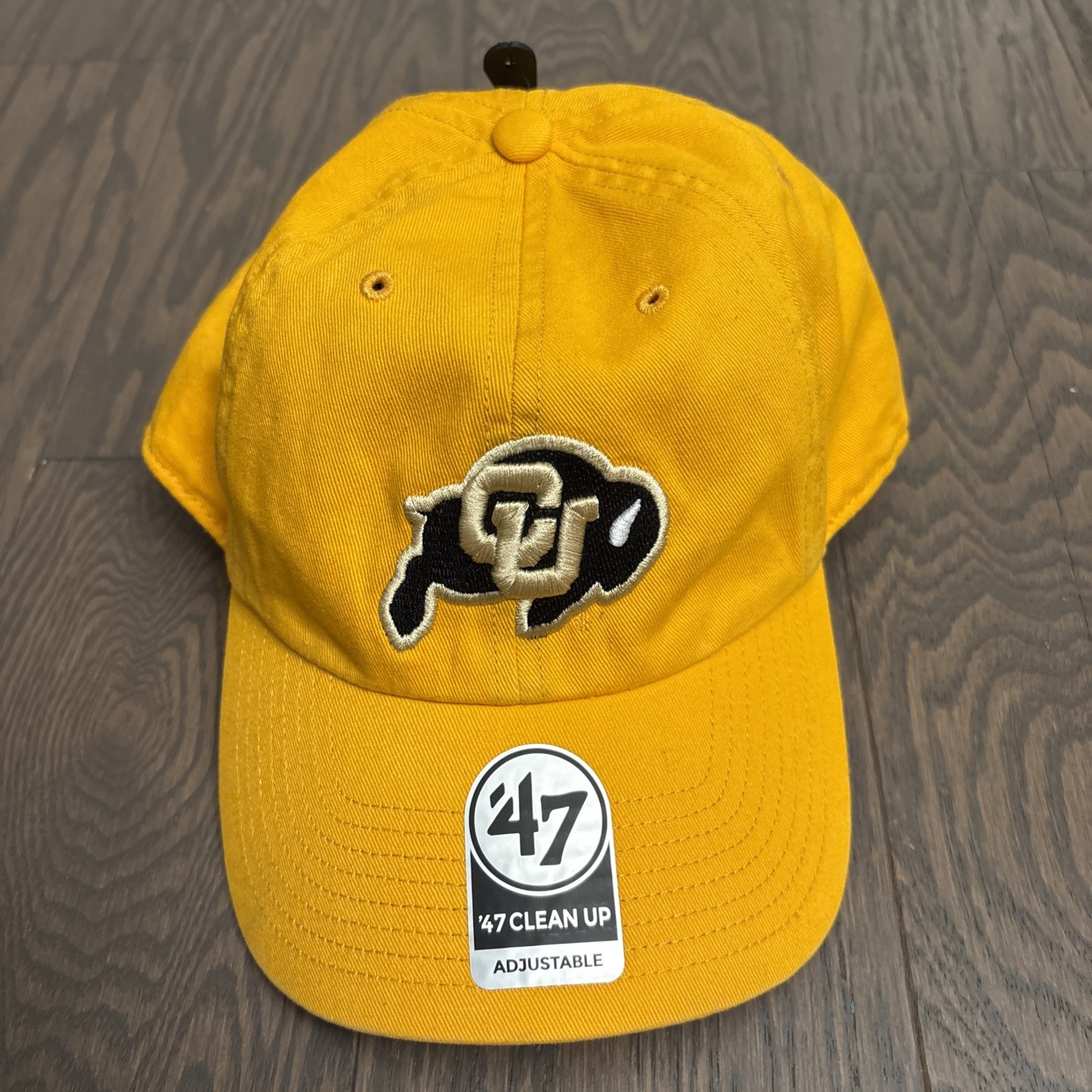 47 Brand Clean Up Colorado University Buffaloes Embroidered Strapback Hat Yellow