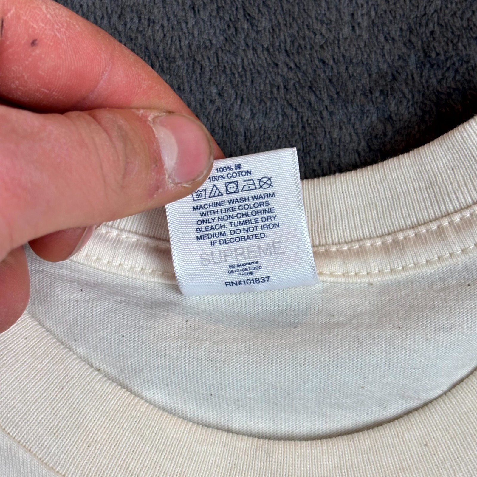 Supreme Three Kings Tee 2XL Natural Sketch Artwork Graphic T-Shirt Mens New Top thumbnail 6