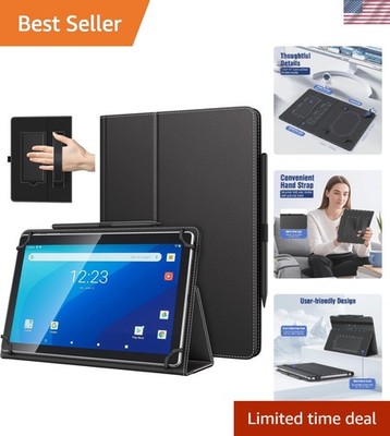 Universal Case for 10.1 Inch Android Tablet with Pen Loop, Lightweight Foldin...