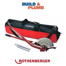 Rothenberger Plumbers Multi Hand Pipe Bender + Bender Bag Guides Included