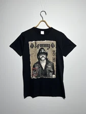 Motorhead Lemmy Kilmister Heavy Cotton Black Unisex T-shirt Size S-5XL