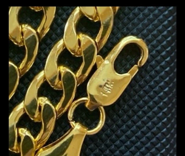 Collar de oro de 18 quilates G/F 30 pulgadas Foto 2 de 2