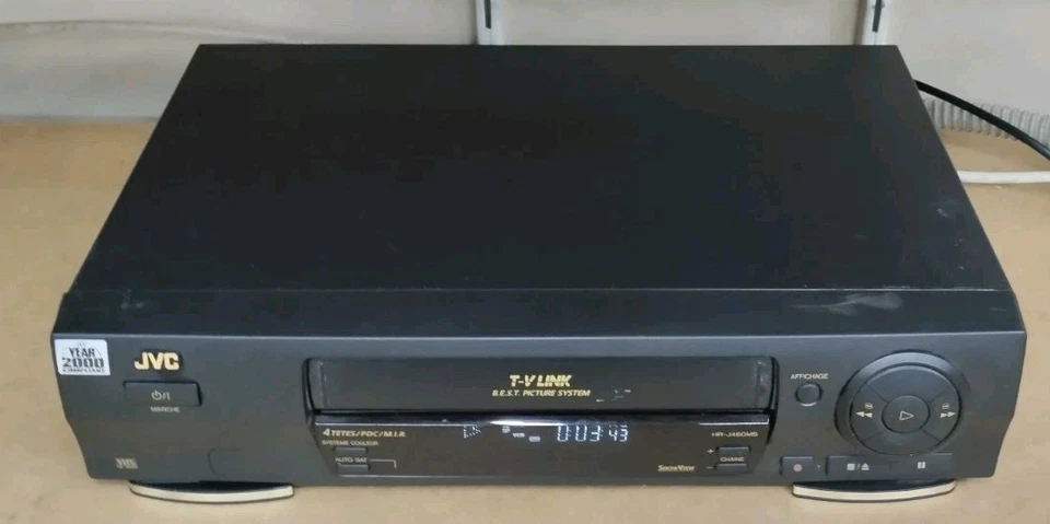 JVC HR-J460 VIDEOREGISTRATORE VHS 4 TESTINE CON TELECOMANDO  - Immagine 4 di 4