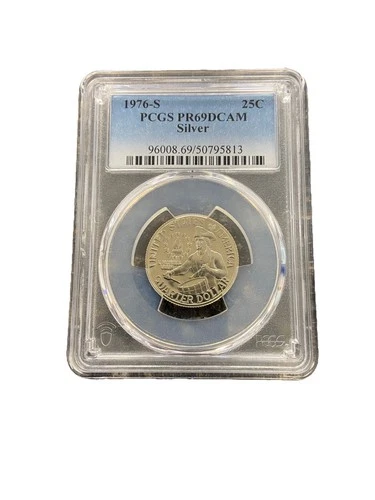 1976 S PCGS PR69 DCAM Silver Quarter 25C Bicentennial Drummer Boy