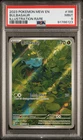 Bulbasaur Pokemon Scarlet & Violet 151 Illustration Rare Holo #166/165 PSA 9