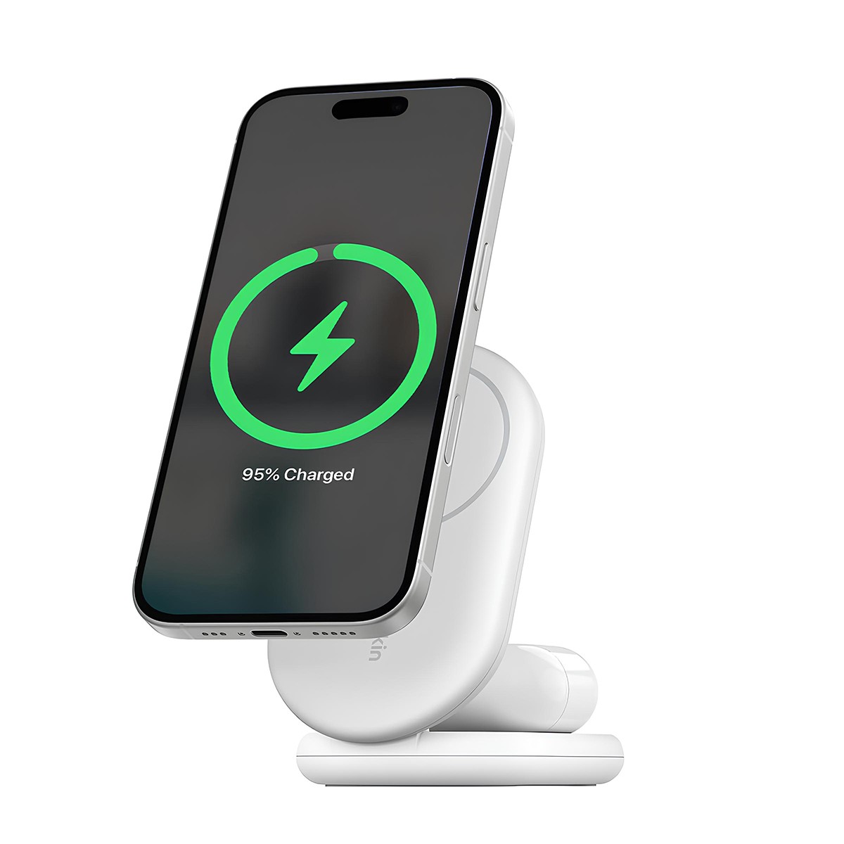 Chargeur induction 2-en-1 résout le manque de prises pour iPhone et AirPods