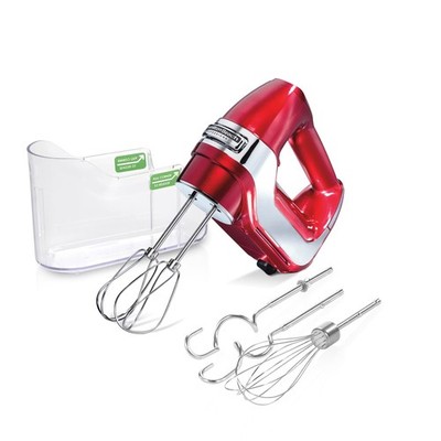 Home Baker 5 Speed Electric Hand Mixer + Dough Hooks Beaters Whisk