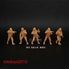 1/64 1/87 1/72 Modern mercenary soldiers Scene Miniatures Figure Doll For Cars