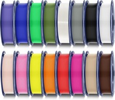 16 Color PLA Filament Bundle Multicolor 3D Printer 1.75mm Individually