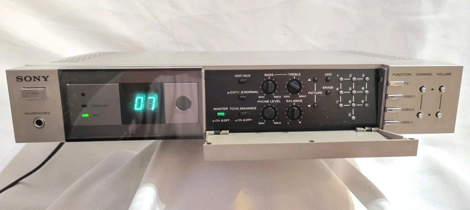 Componente sintetizador de frecuencia SONY VTX-1000R sintonizador de TV de colección (probado) Foto 2 de 4