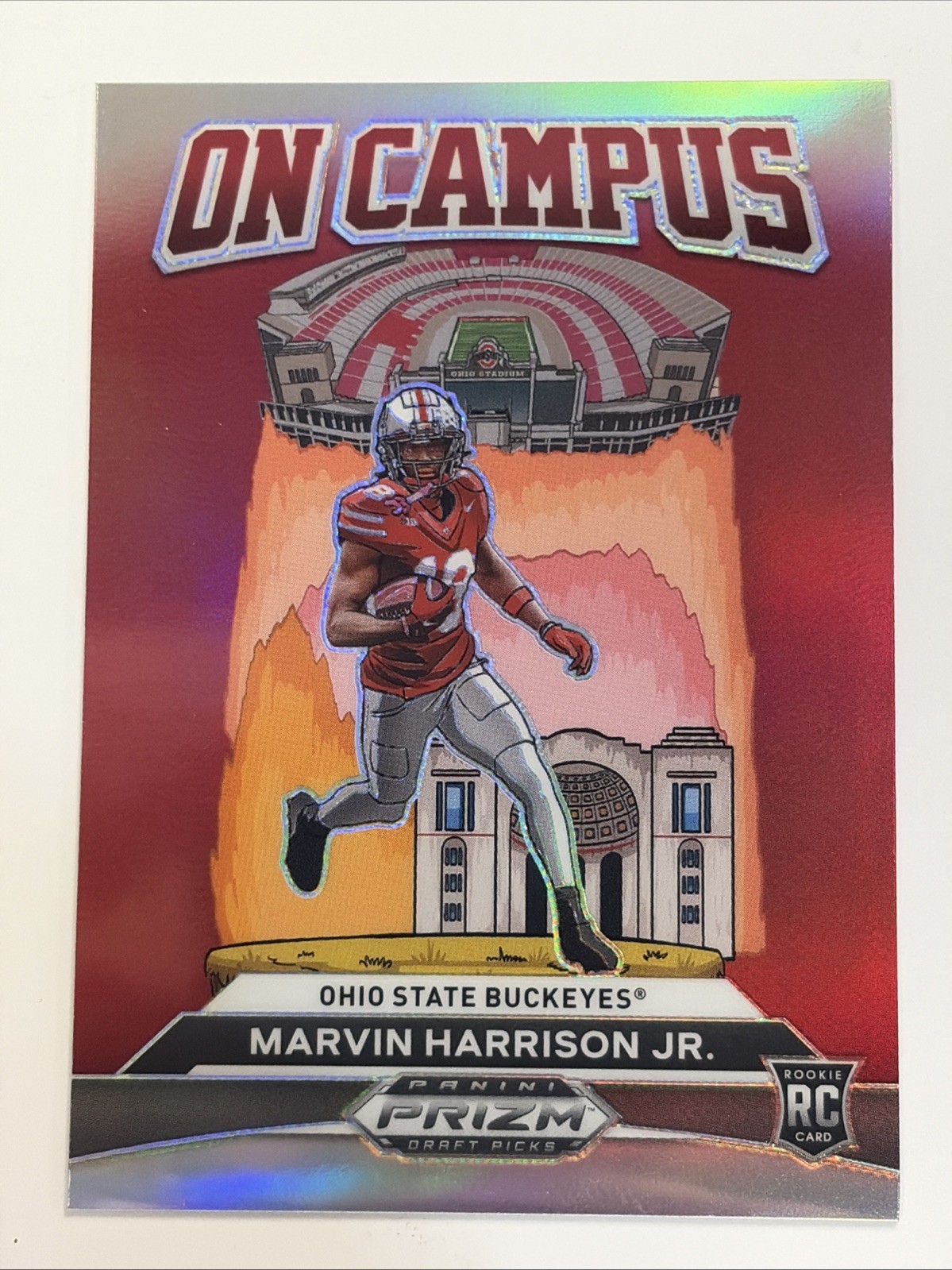 Marvin Harrison Jr. SSP CASE HIT 2024 PANINI PRIZM DRAFT PICKS ON CAMPUS #OCMHJ
