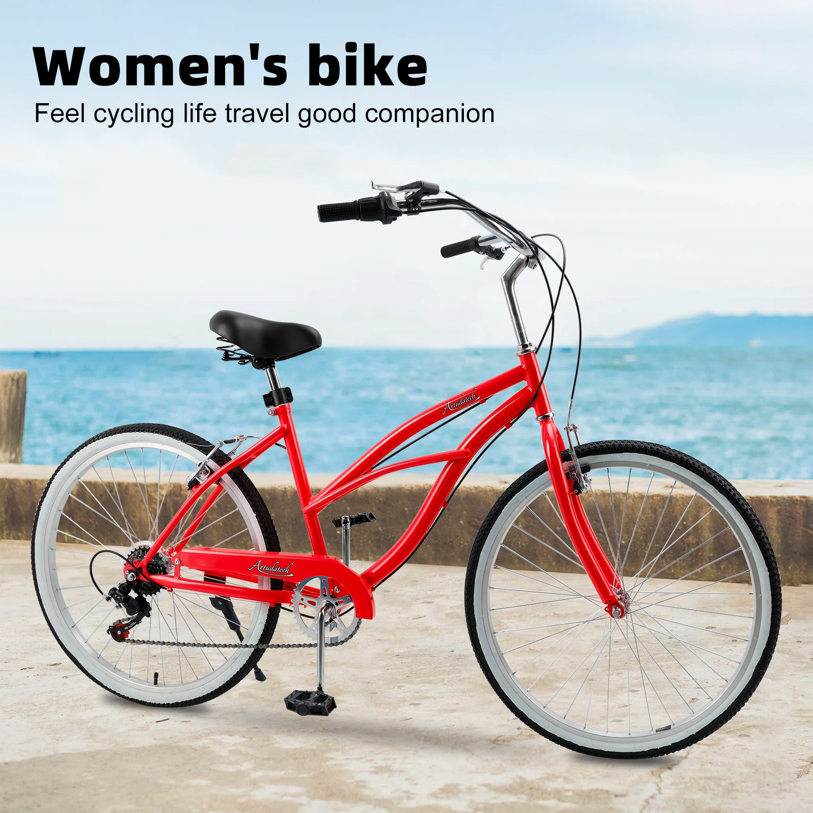 Bike 26 Inches 7 Speed Blue