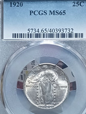 1920 P Standing Liberty Quarter Pcgs Ms65 Abt Fh 1920 P Standing Liberty Quarter Pcgs Ms65 Abt Fh