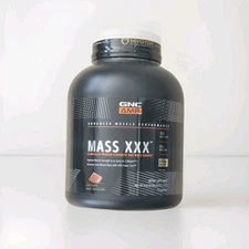 GNC AMP Mass XXX Protein Powder Mass Gainer 6Lbs Chocolate BB 04/2026 Sealed