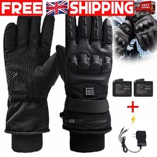 Electric Heated Gloves with Rechargeable Battery-for Outdoor Motorcycle NEW