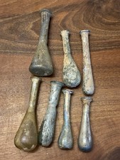 Colección 7 Jarrones Lacrimales / Balsamarías - Época Romana - Antigüedades