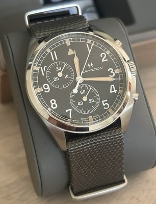 Men s Watch Hamilton Khaki Aviation Pilot Pioneer Chronograph Quartz H76522931