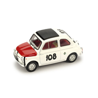 Fiat 595 Abarth N.108 Winner Coppa Galllega 1965 Leonardo Durst 1:43 Brumm Auto