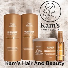 Wella Ultimate Smooth Shampoo,Conditioner,Oil And Mask-250ml- 1000ml