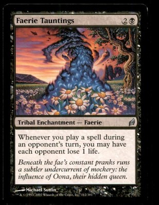 Faerie Tauntings LP Light Play Lorwyn MTG [9865]