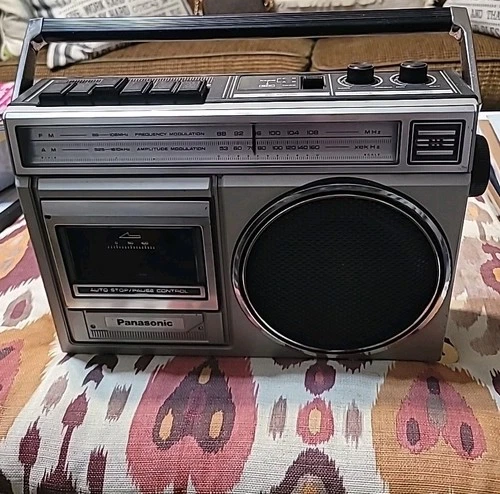 Vintage Panasonic RX-1280 AM/FM Radio Cassette Player Boombox Working Tested