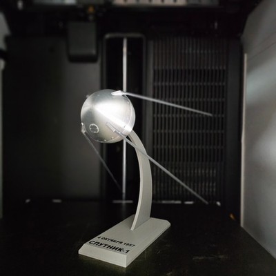 1/10 CCCP Sputnik-1 Спутник-1 First Artificial Satellite Completed 3D Model