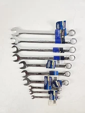 SAE Full Polish Combination Wrench Set NAPA Carlyle Tools 10-piece CWFP Read