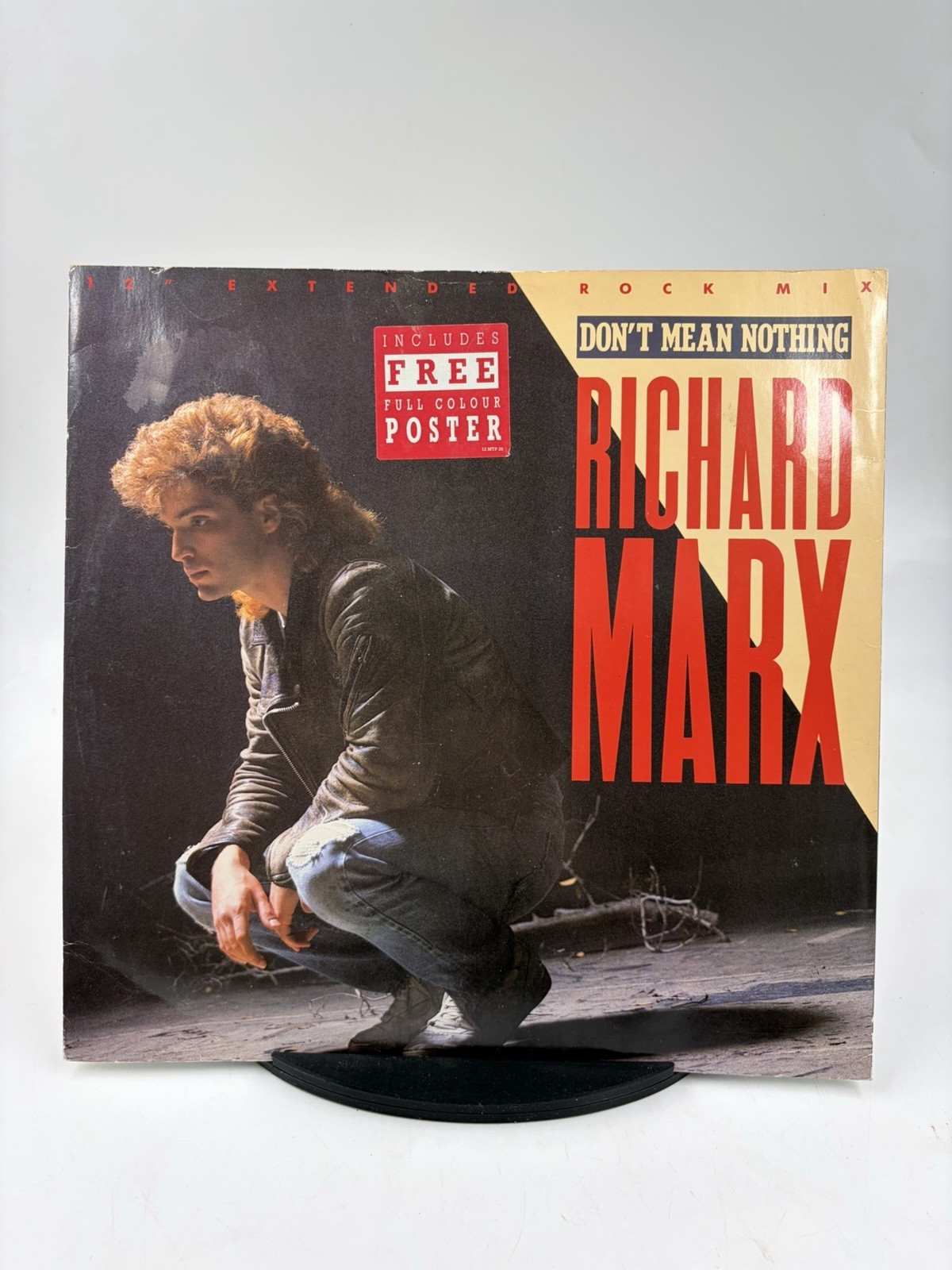Richard Marx - Don't Mean Nothing 12"" Extended Rock Mix Single VG+/VG Record