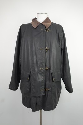 BURBERRY JACKE HERRENJACKE GR 50 JACKET MAN TRENCH VINTAGE BAUMWOLLE HARZ