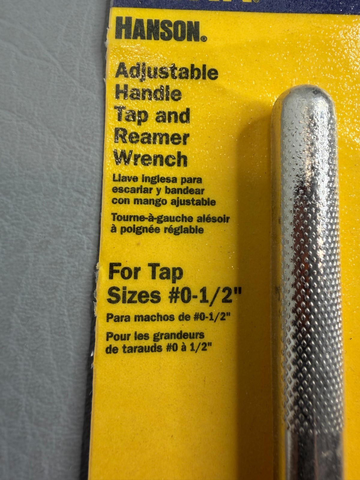 Irwin Hanson Adjustable Tap Wrench 12088 SAE 12.5 in. for tap sizes #0-1/2"